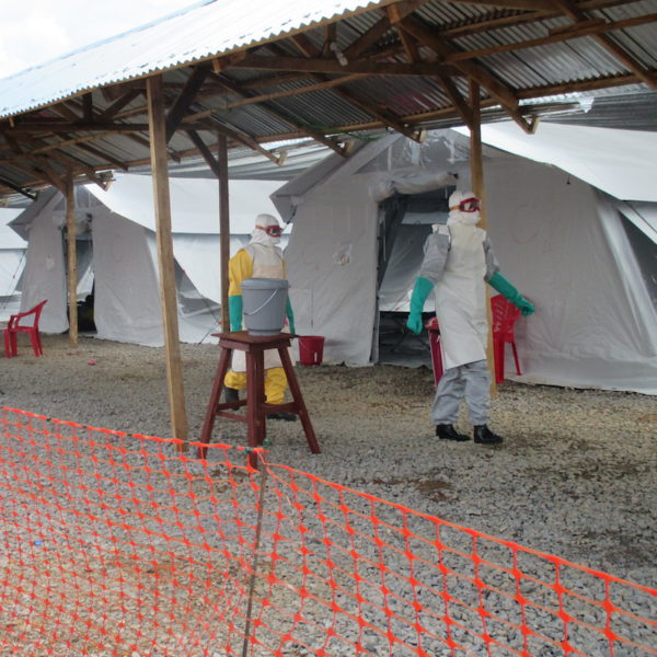 HUB tents - Ebola crisis 2014